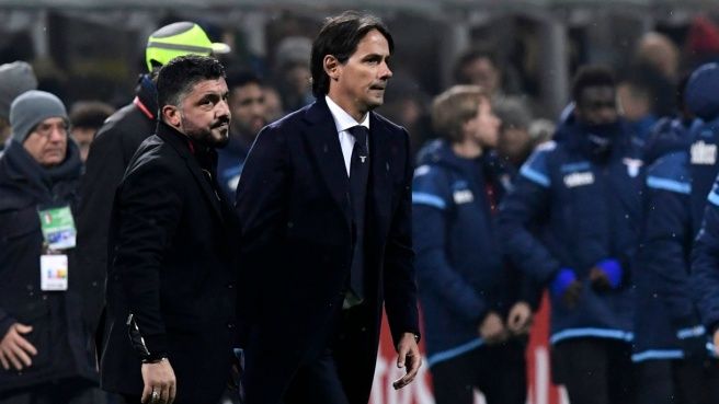Gennaro Gattuso Simone Inzaghi Milan Lazio