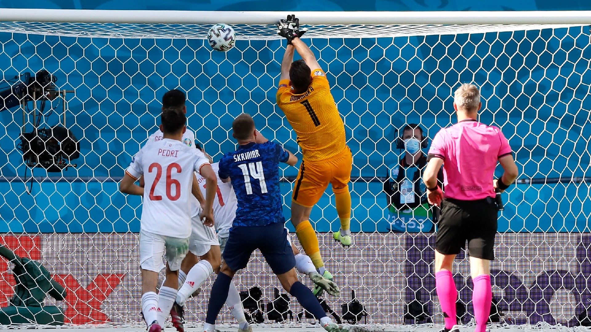 Spain Slovakia own goal Euro 2020