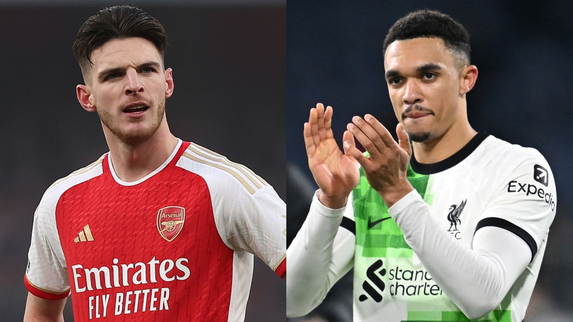 Declan Rice Arsenal Trent Alexander-Arnold Liverpool