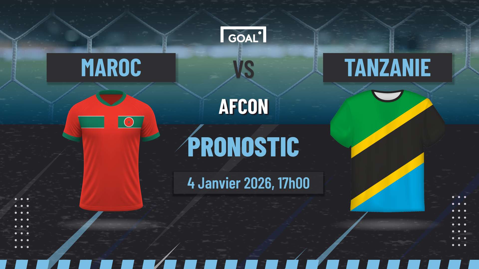 Pronostic Maroc vs Tanzanie