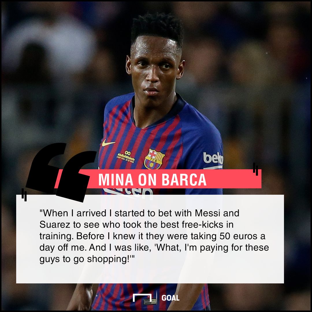 Mina on Barca GFX