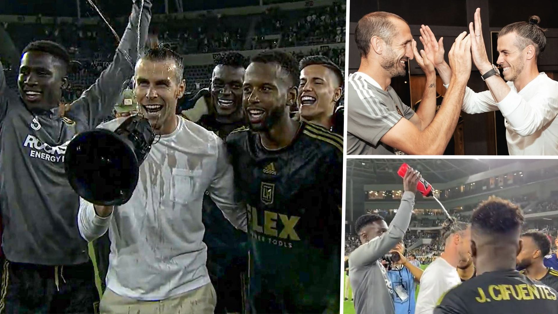 Gareth Bale Giorgio Chiellini LAFC