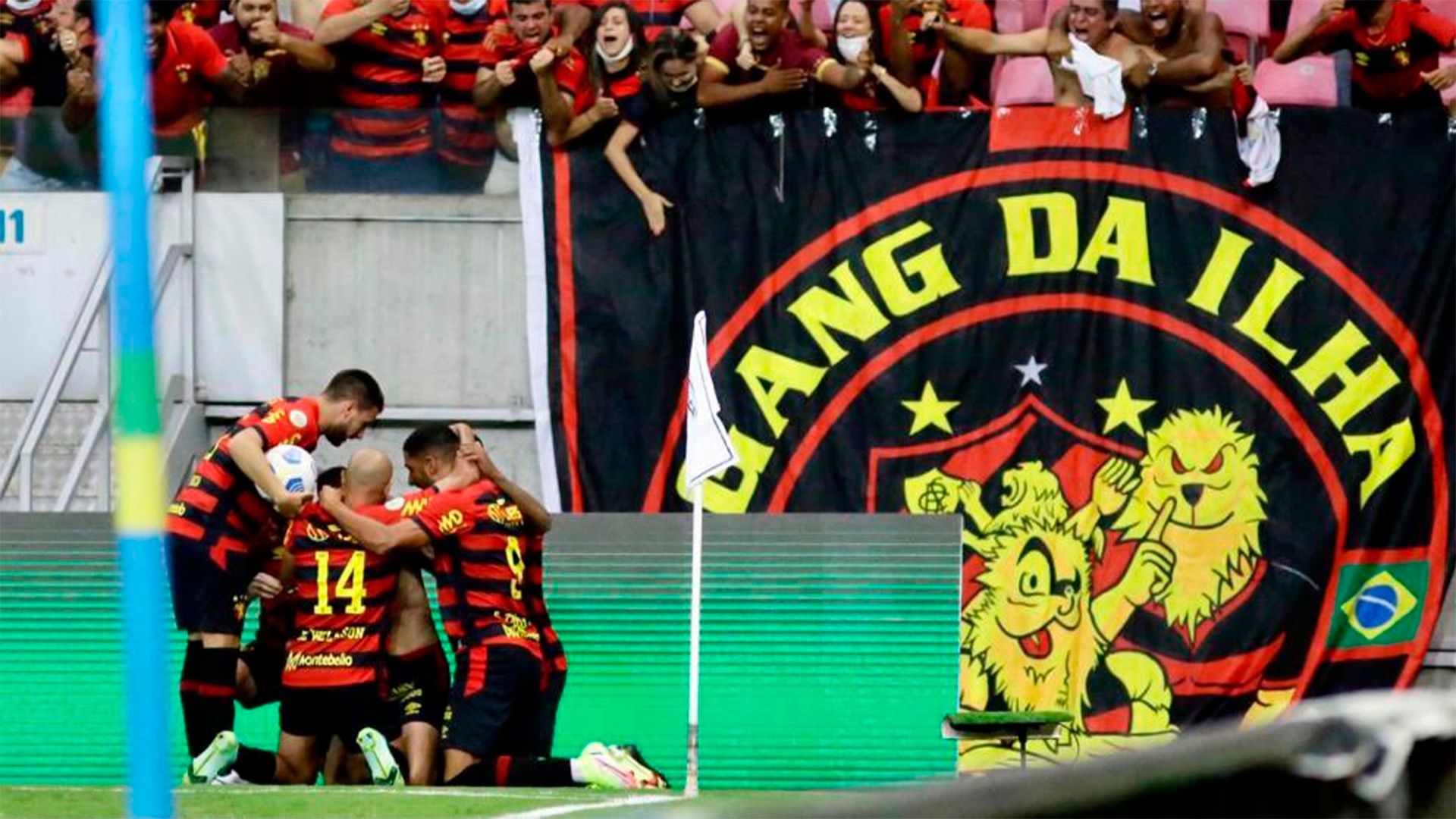 Jogadores comemora, Sport x Corinthians, Brasileirão 09102021