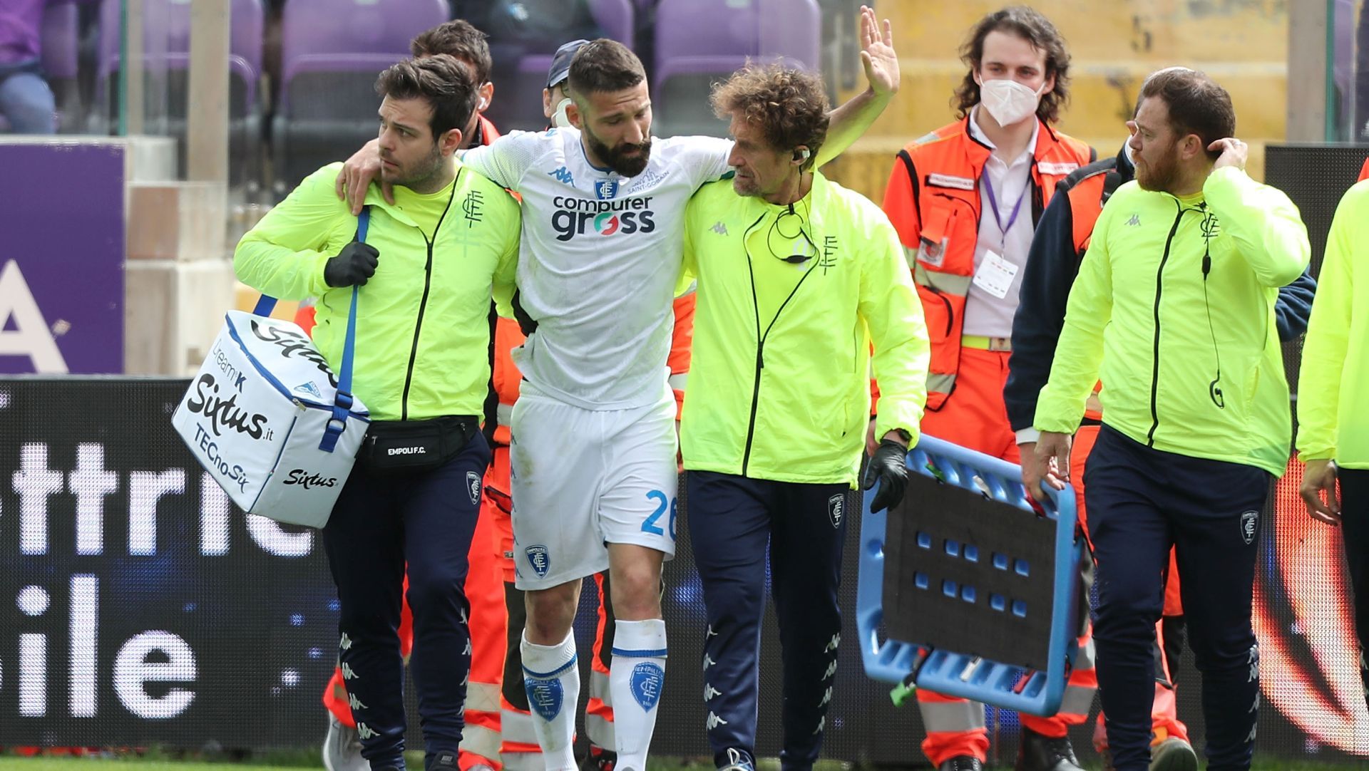 Tonelli injury Empoli 2022
