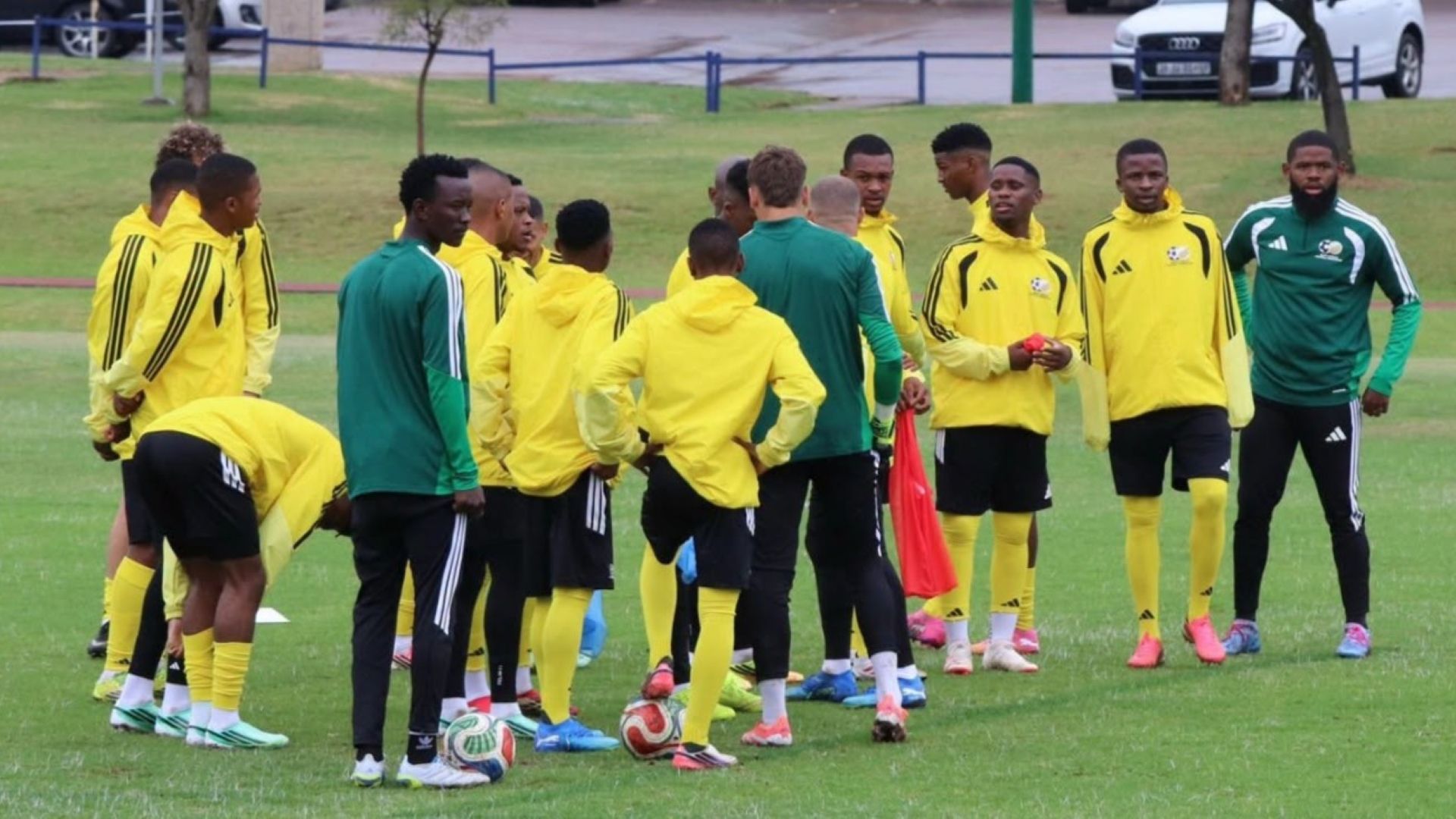 South Africa U23 training