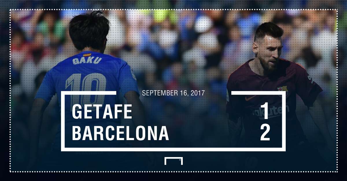 Getafe Barca score