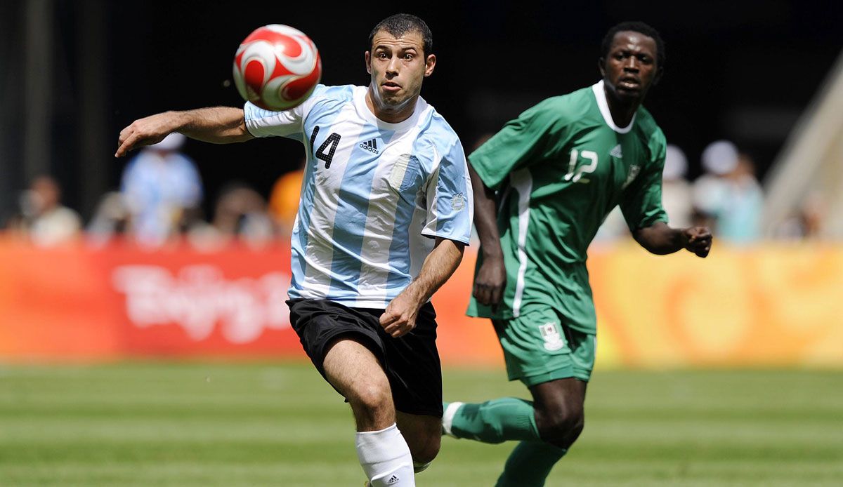 ONLY GERMANY Javier Mascherano Argentina Olympics 2008