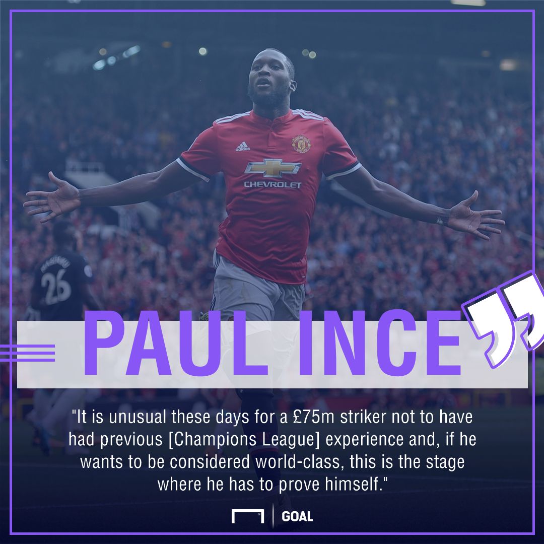 Paul Ince Romelu Lukaku Champions League world class