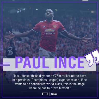 Paul Ince Romelu Lukaku Champions League world class