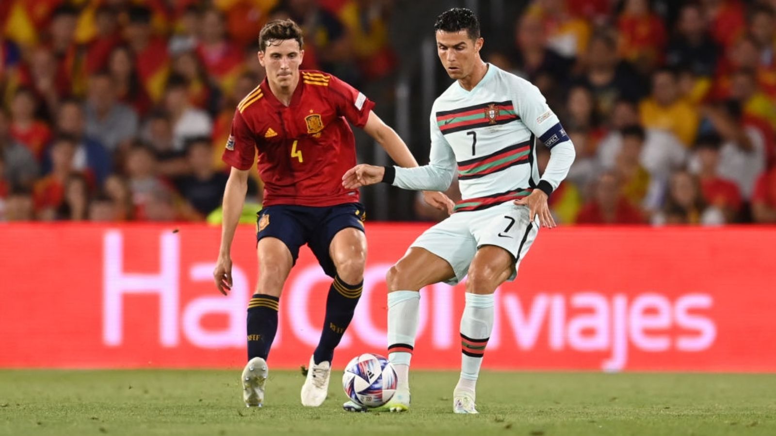 Cristiano Ronaldo, España vs. Portugal