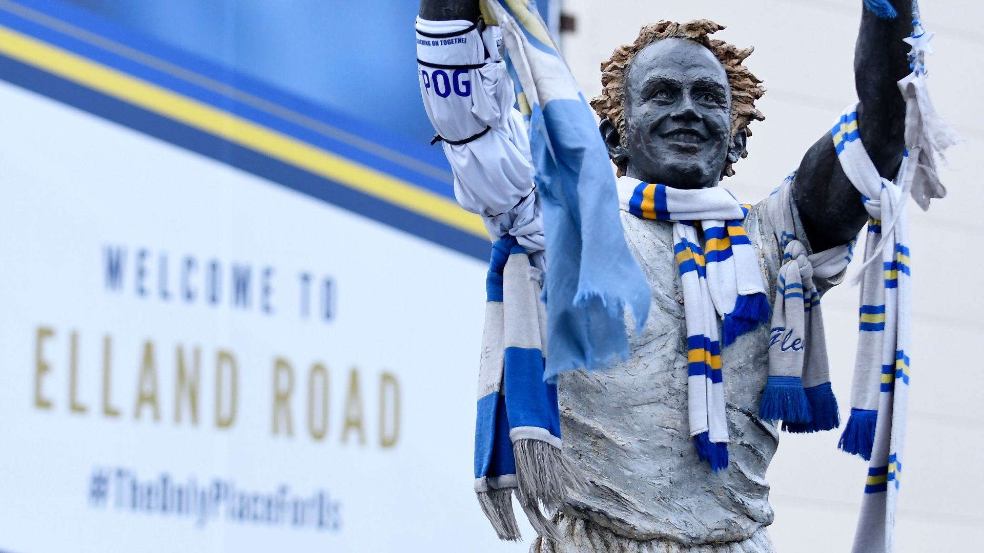 Elland Road general Leeds United Billy Bremner statue