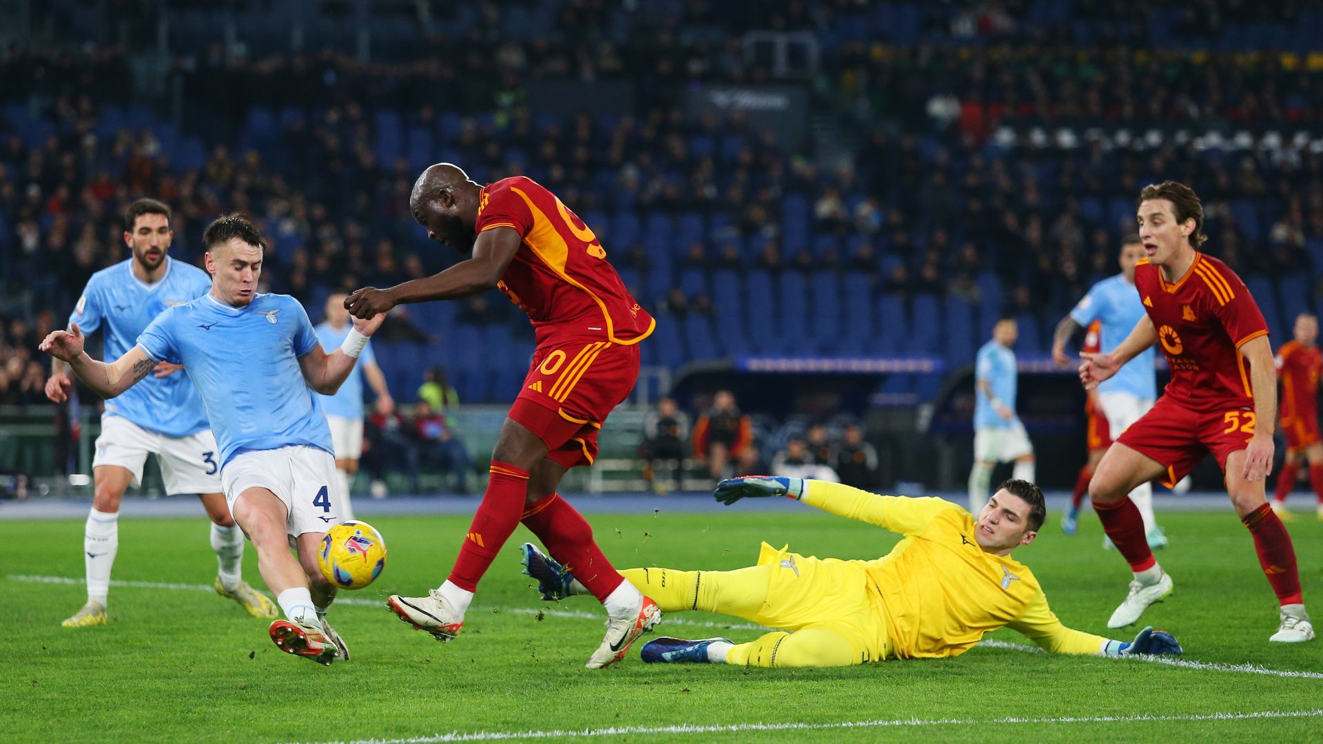 Romelu Lukaku Lazio Roma Coppa Italia