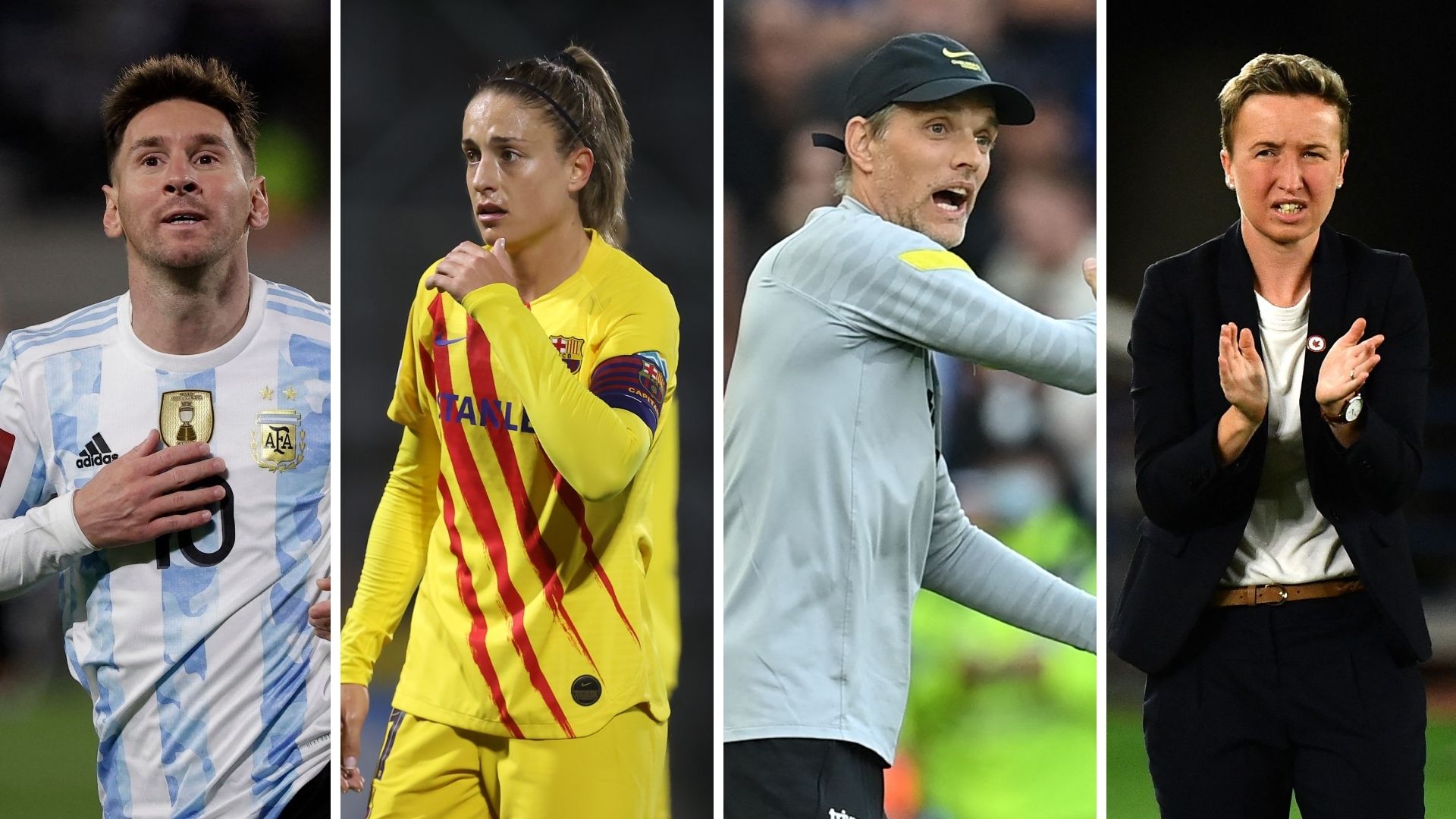 Lionel Messi Alexia Putellas Thomas Tuchel Beverly Priestman The Best 2021