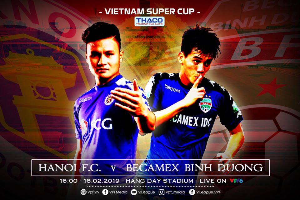 Quang Hai Tien Linh Hanoi Binh Duong Vietnamese Super Cup 2019