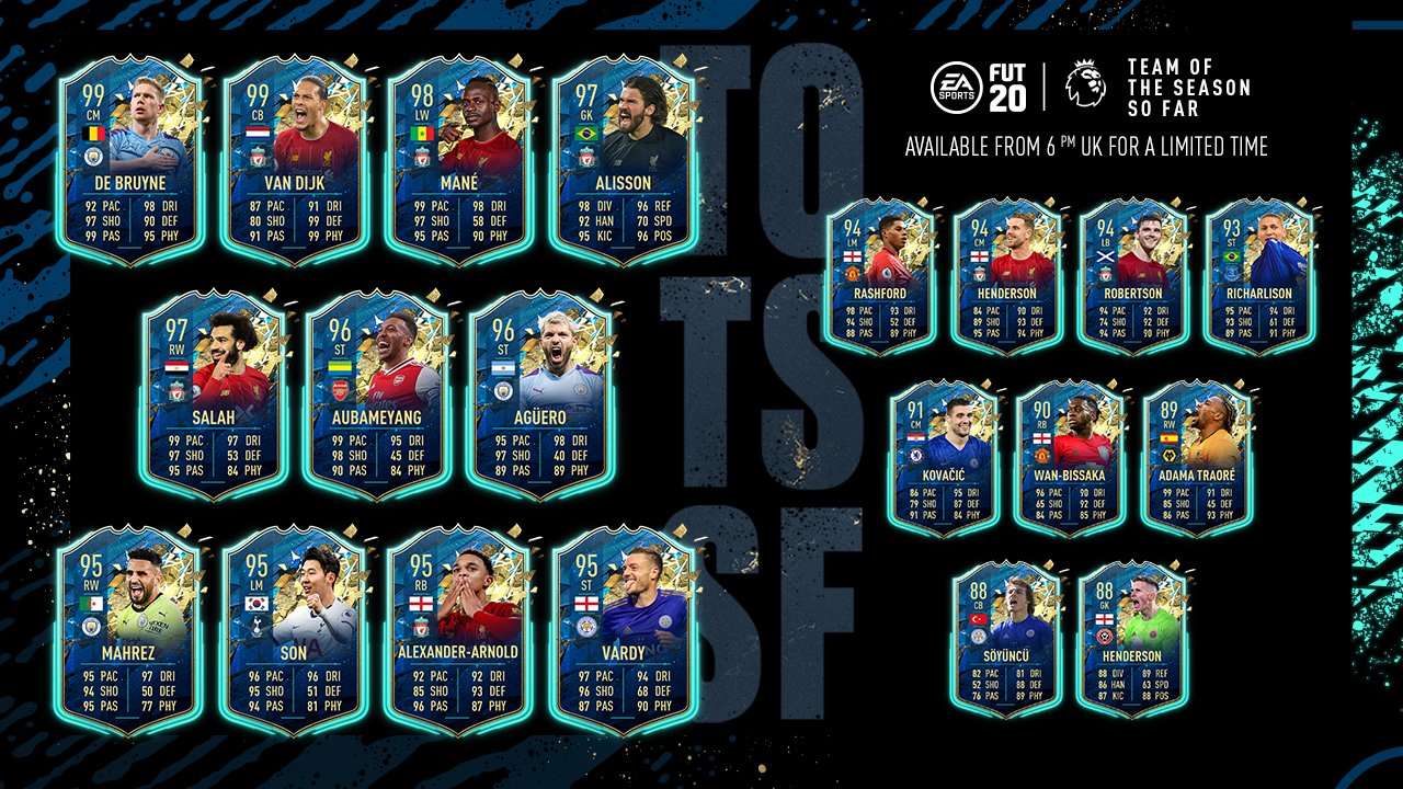 FUT20 Premier League TOTSSF