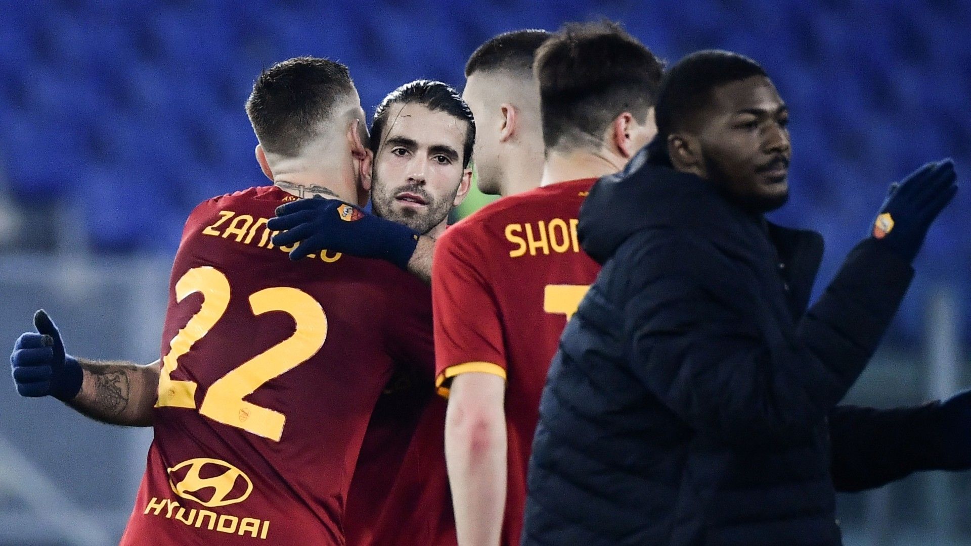Nicolò Zaniolo Sergio Oliveira Roma