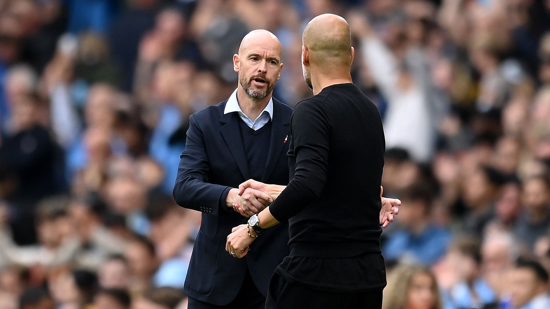 Erik ten Hag Pep Guardiola 2022-23
