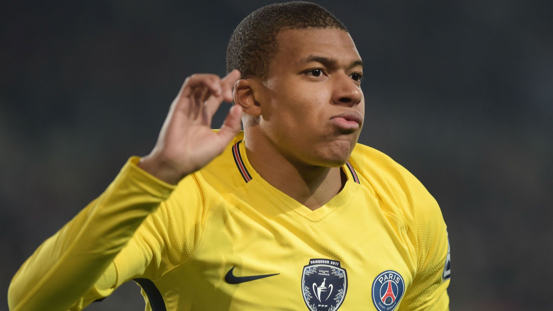 Kylian Mbappe Rennes PSG Coupe de France 07012018