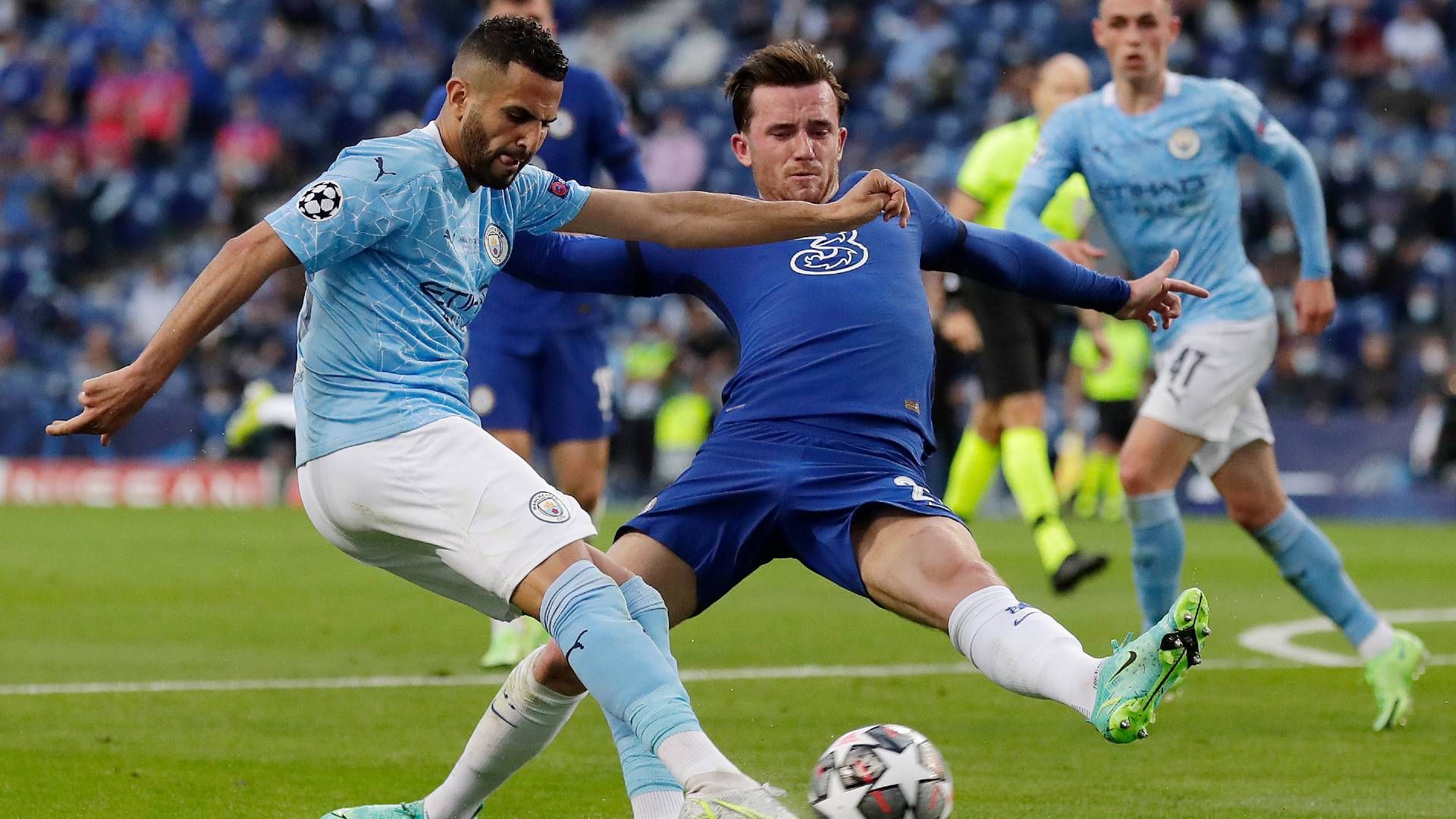 Riyad Mahrez Manchester City Ben Chilwell FC Chelsea Champions League Finale