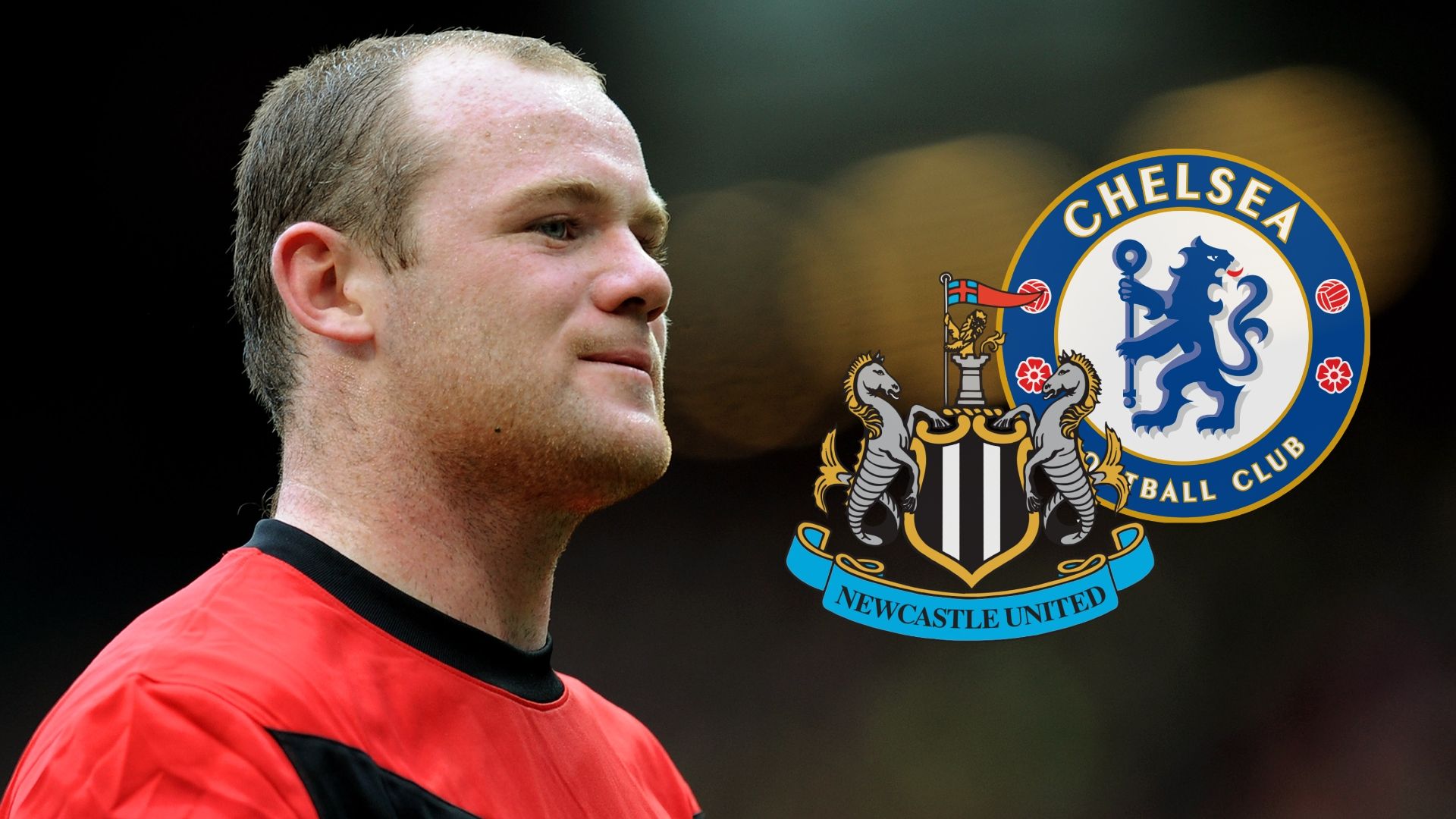 Wayne Rooney Manchester United Newcastle Chelsea