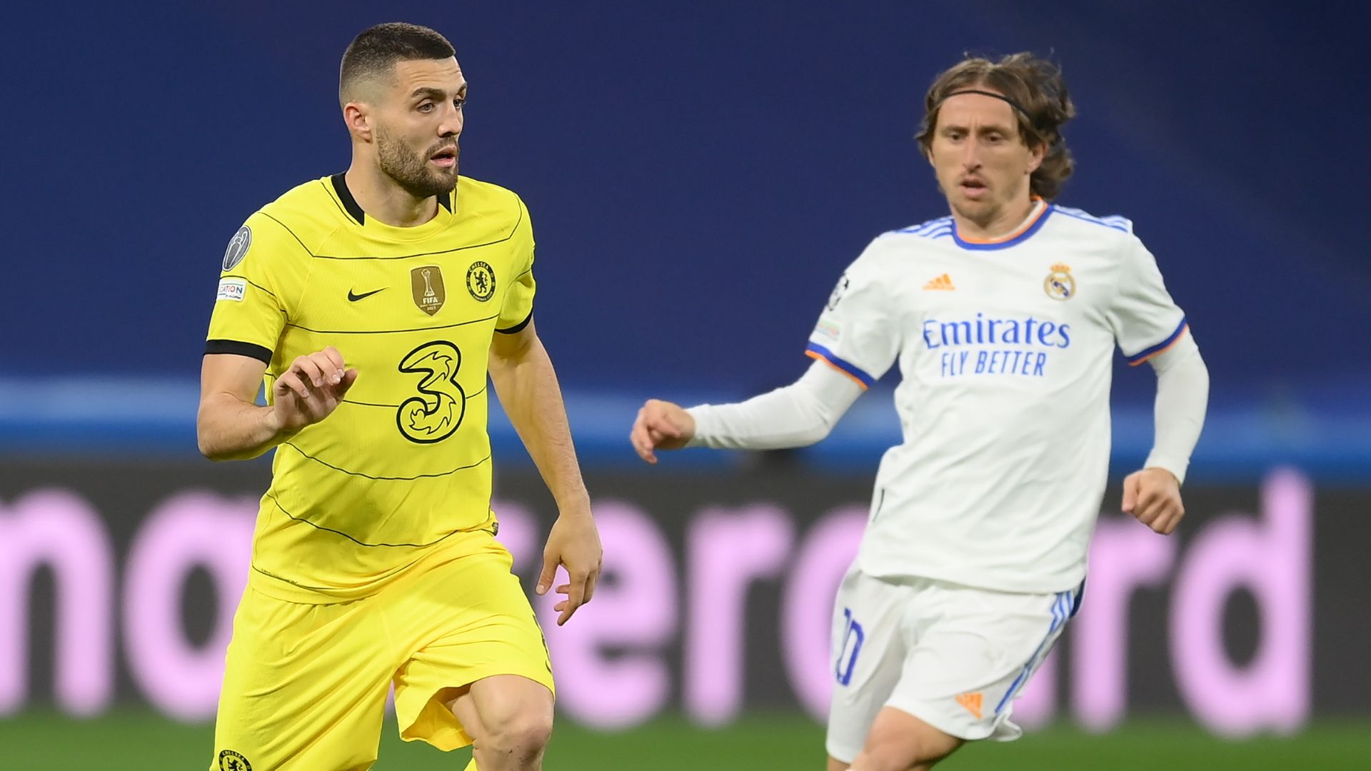 Mateo Kovacic, Luka Modric, Real Madrid vs Chelsea 2021-22