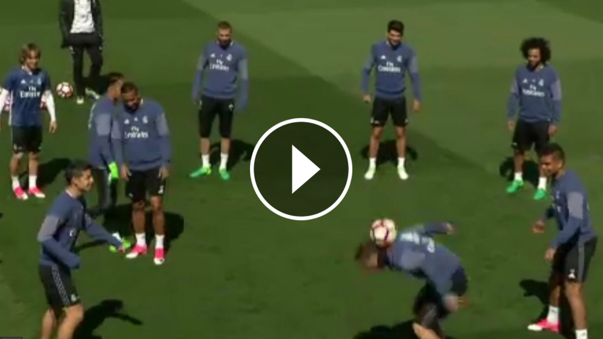 video cristiano ronaldo entrenamiento real madrid