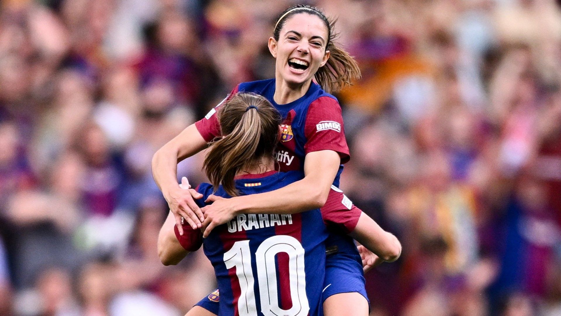 Aitana Bonmati Caroline Graham Hansen Barcelona Women 2023-24