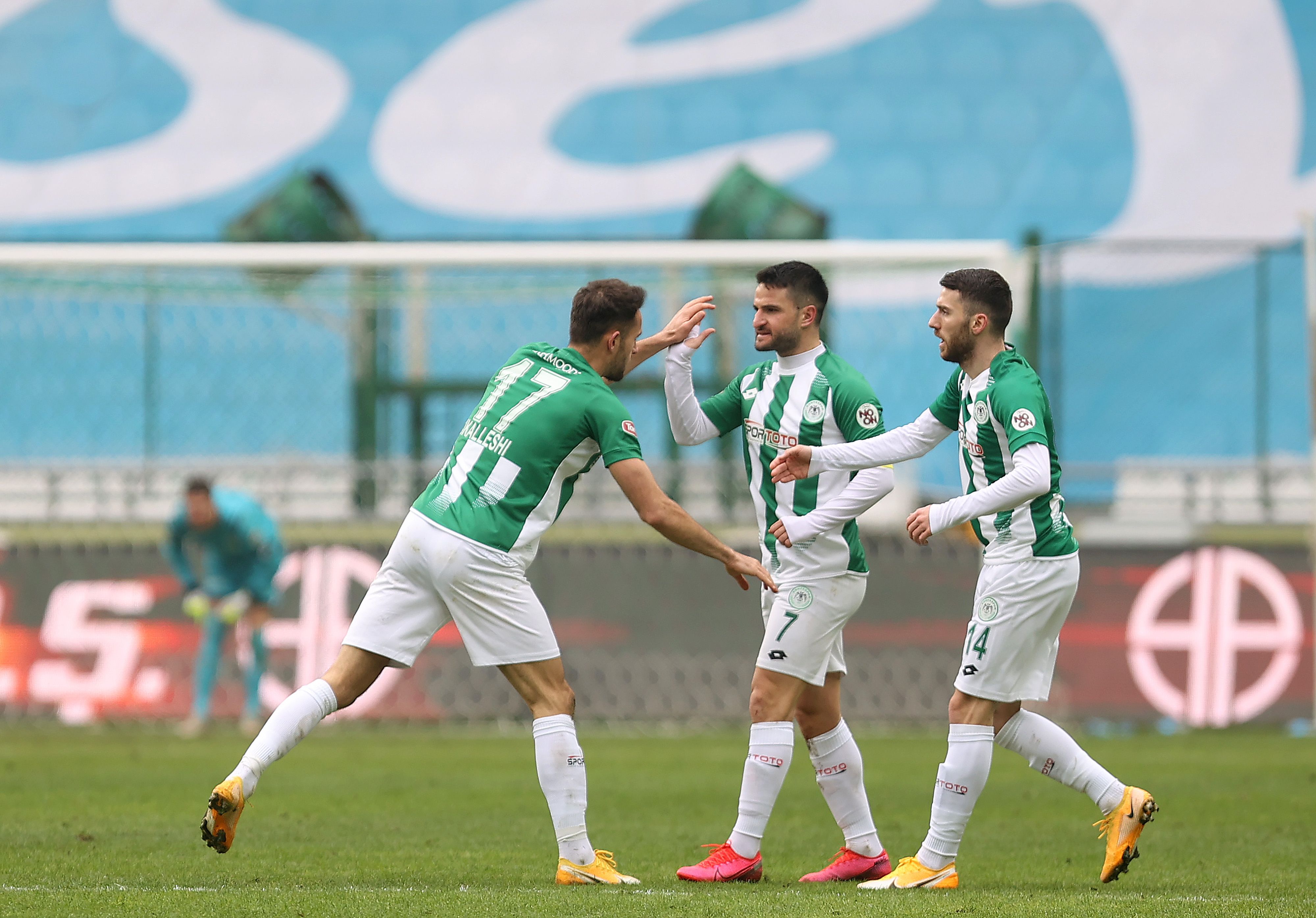 Konyaspor goal celebration 01162021