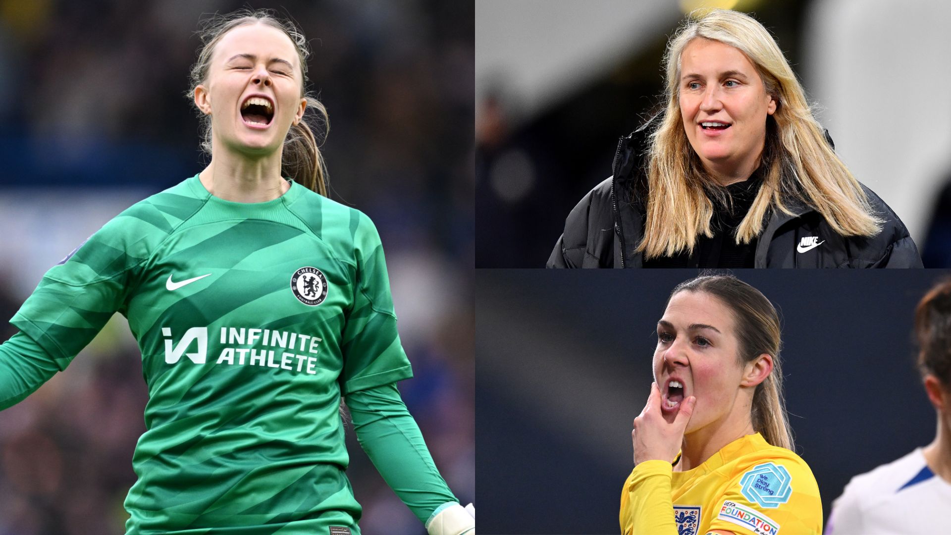 Hannah Hampton Emma Hayes Mary Earps split