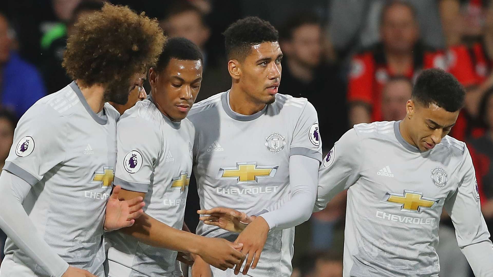 CHRIS SMALLING MANCHESTER UNITED PREMIER LEAGUE 18042018