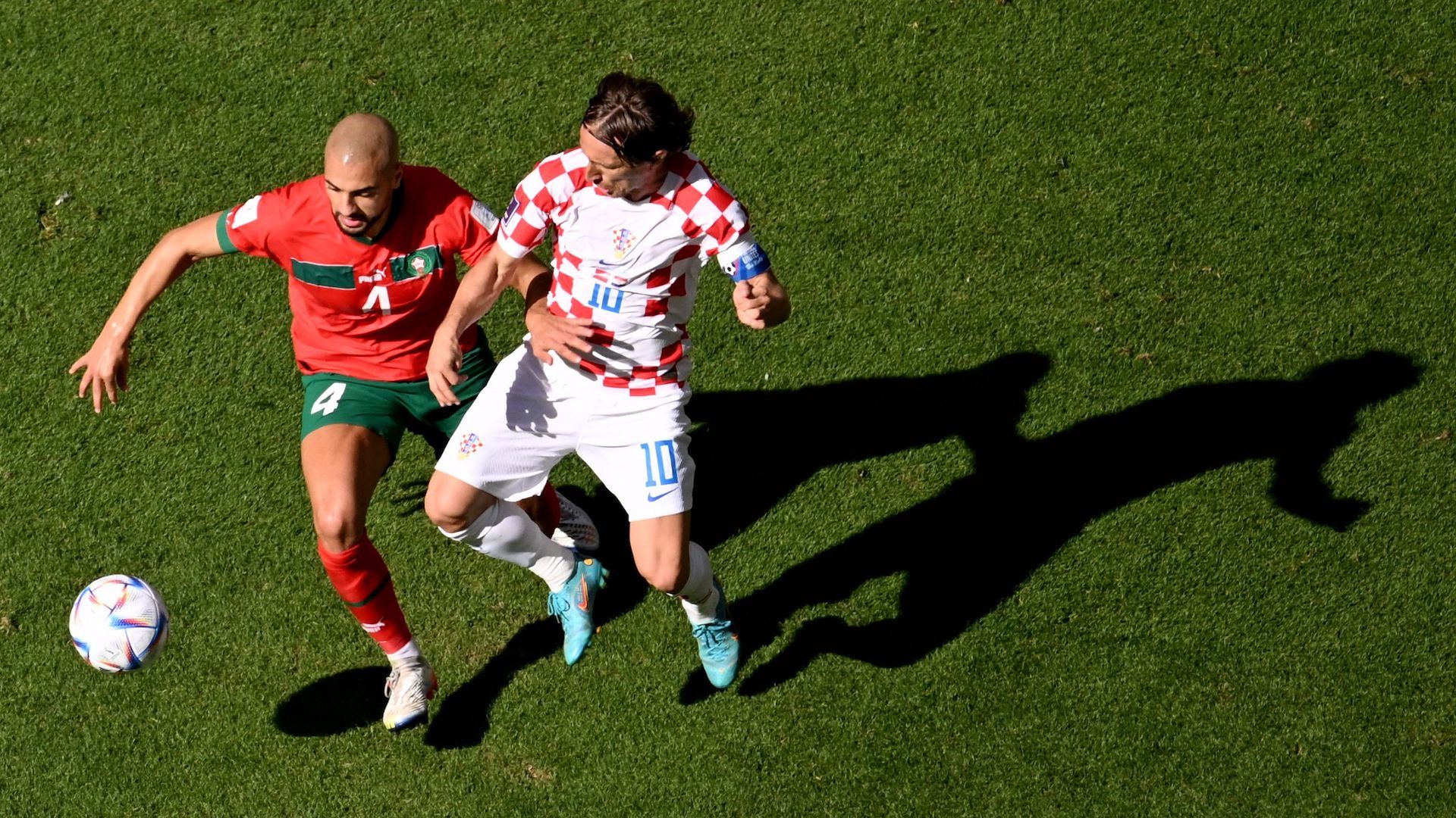 Amrabat Modric Morocco Croatia