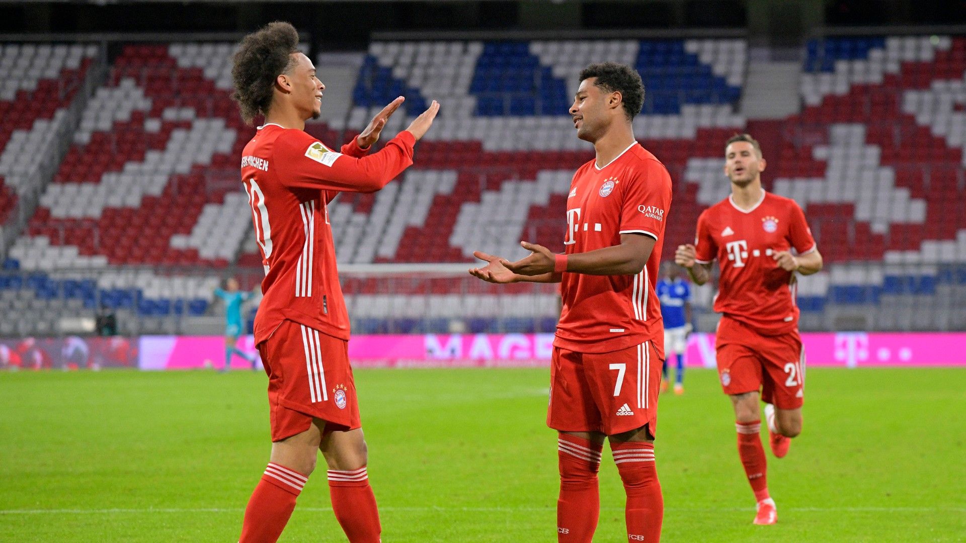 GER ONLY Leroy Sane Serge Gnabry FC Bayern