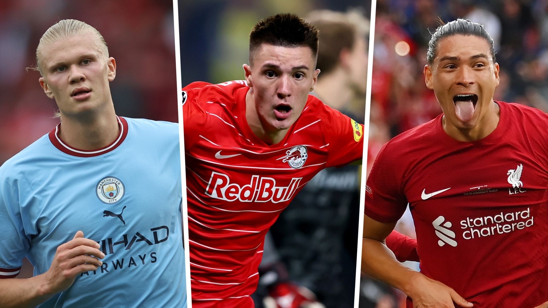 Haaland, Sesko, Nunez