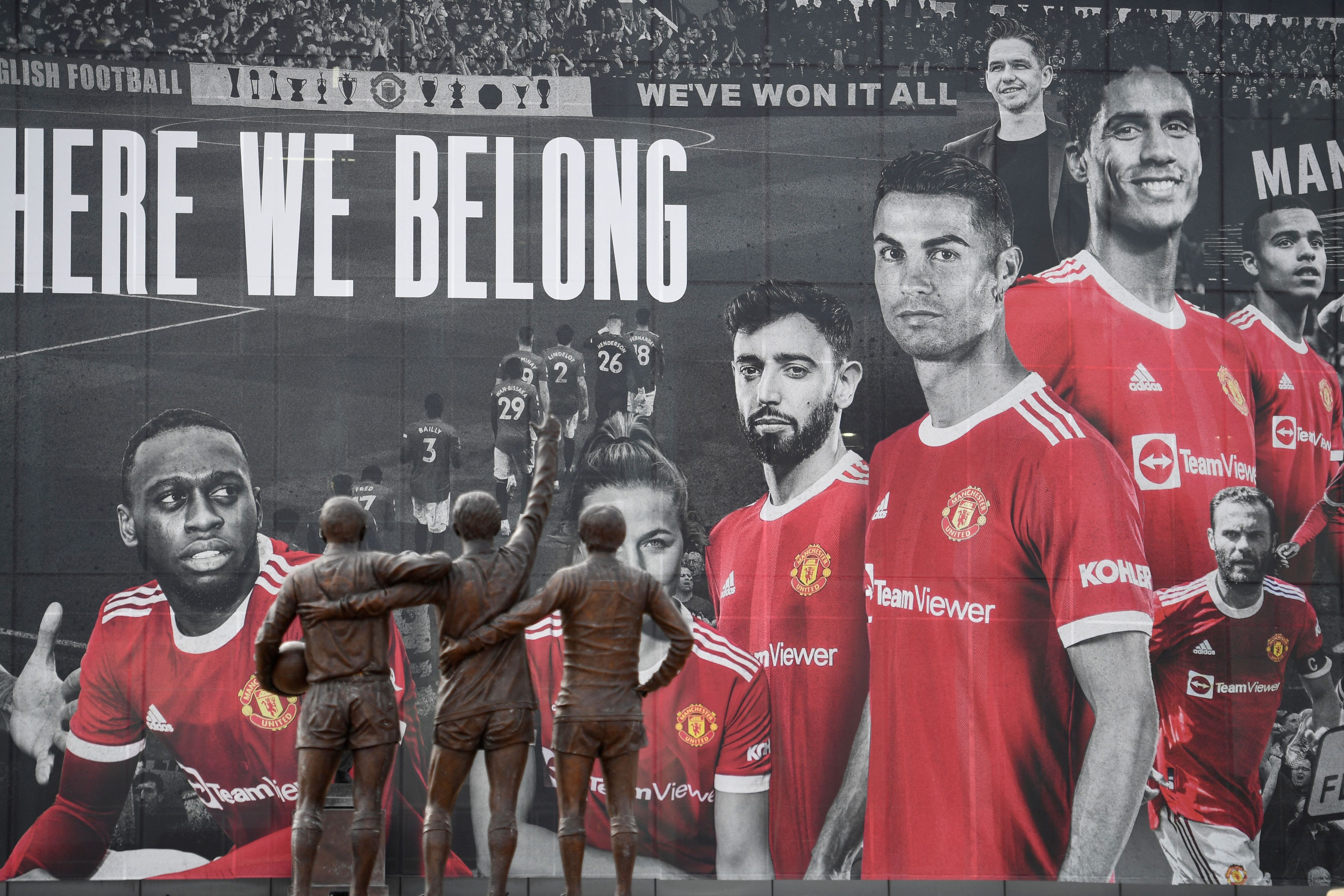 Manchester United's new signing Cristiano Ronaldo