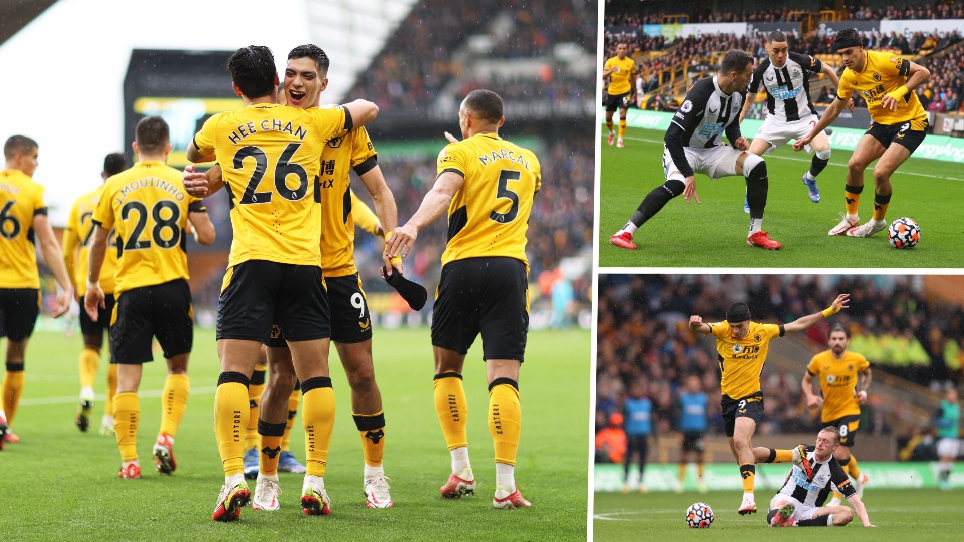 Raúl Jiménez Wolves Newcastle