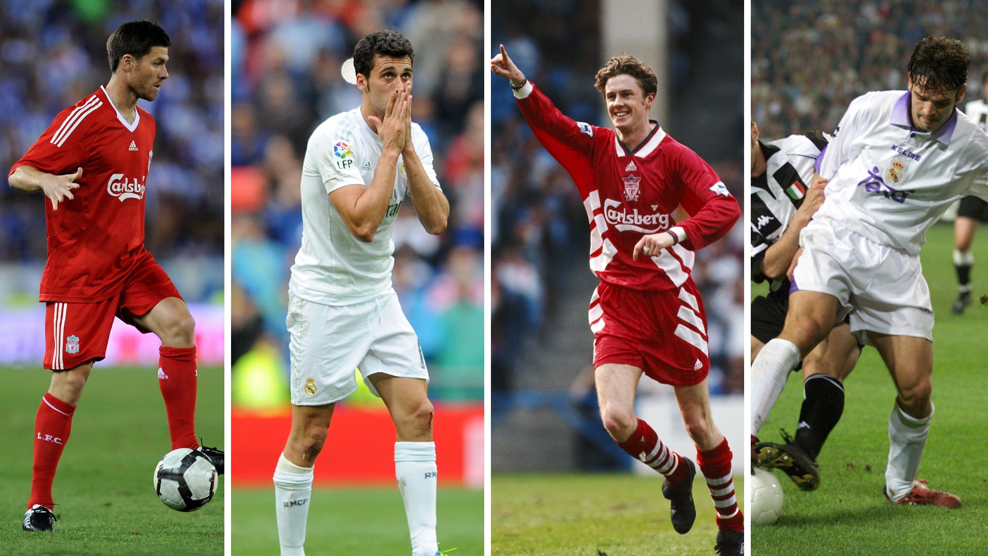Jugadores que jugaron en Liverpool y Real Madrid
