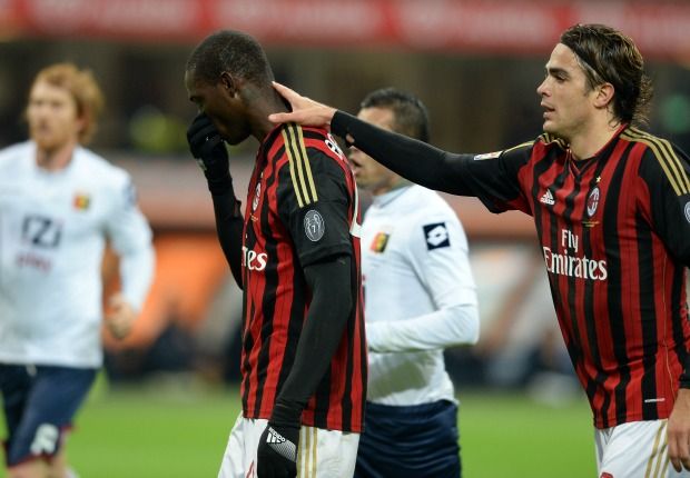 MARIO BALOTELLI ALESSANDRO MATRI MILAN-GENOA SERIE A 23112013