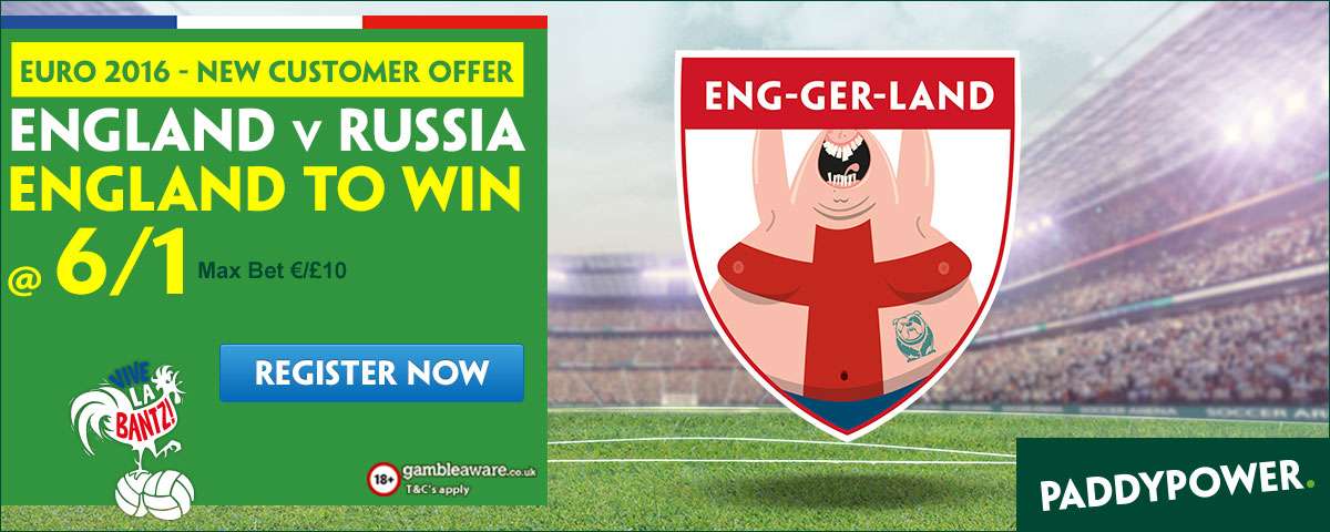 PP 6/1 ENGLAND TO BEAT RUSSIA