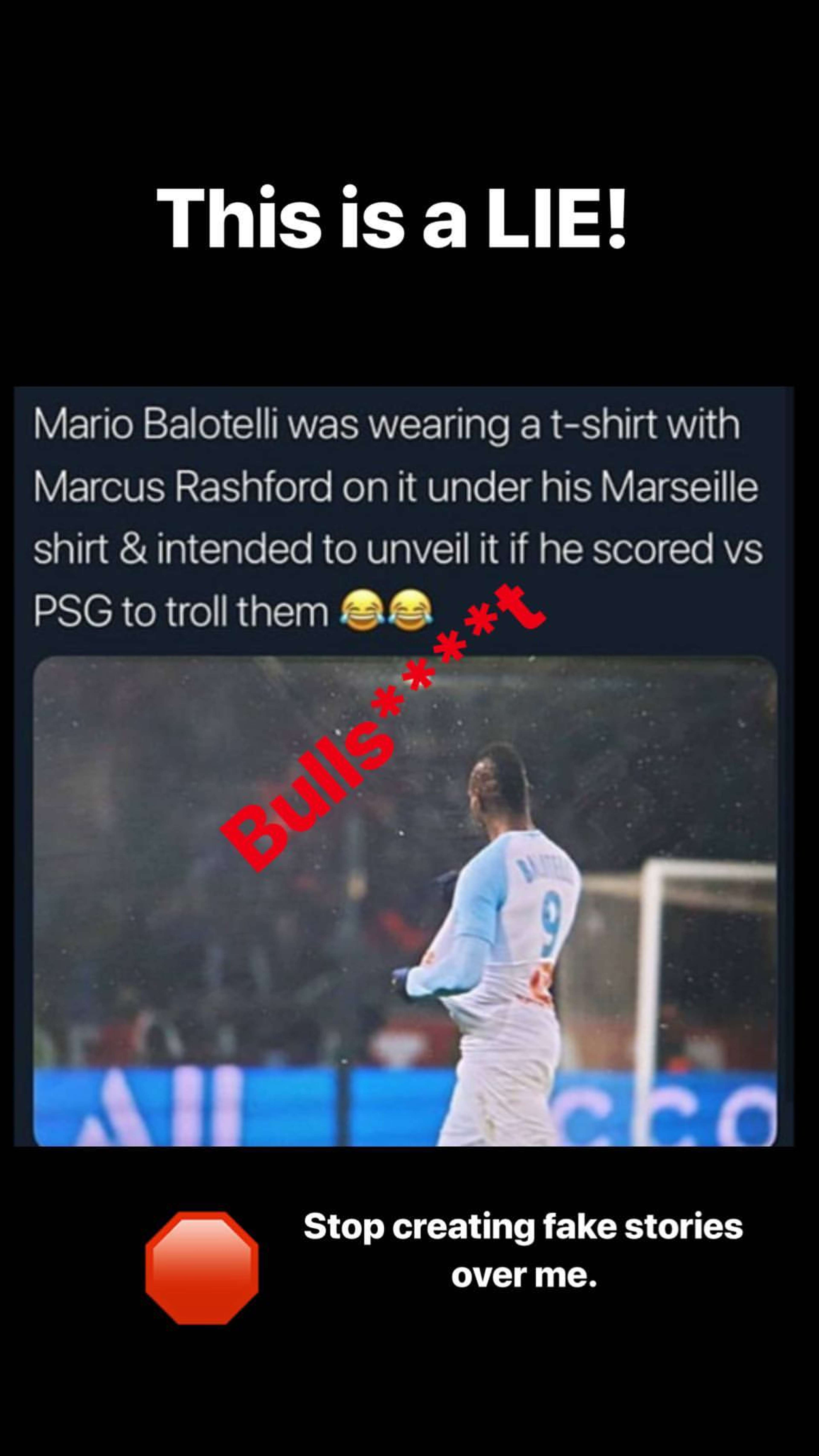 EMBED ONLY Mario Balotelli Rashford reaction