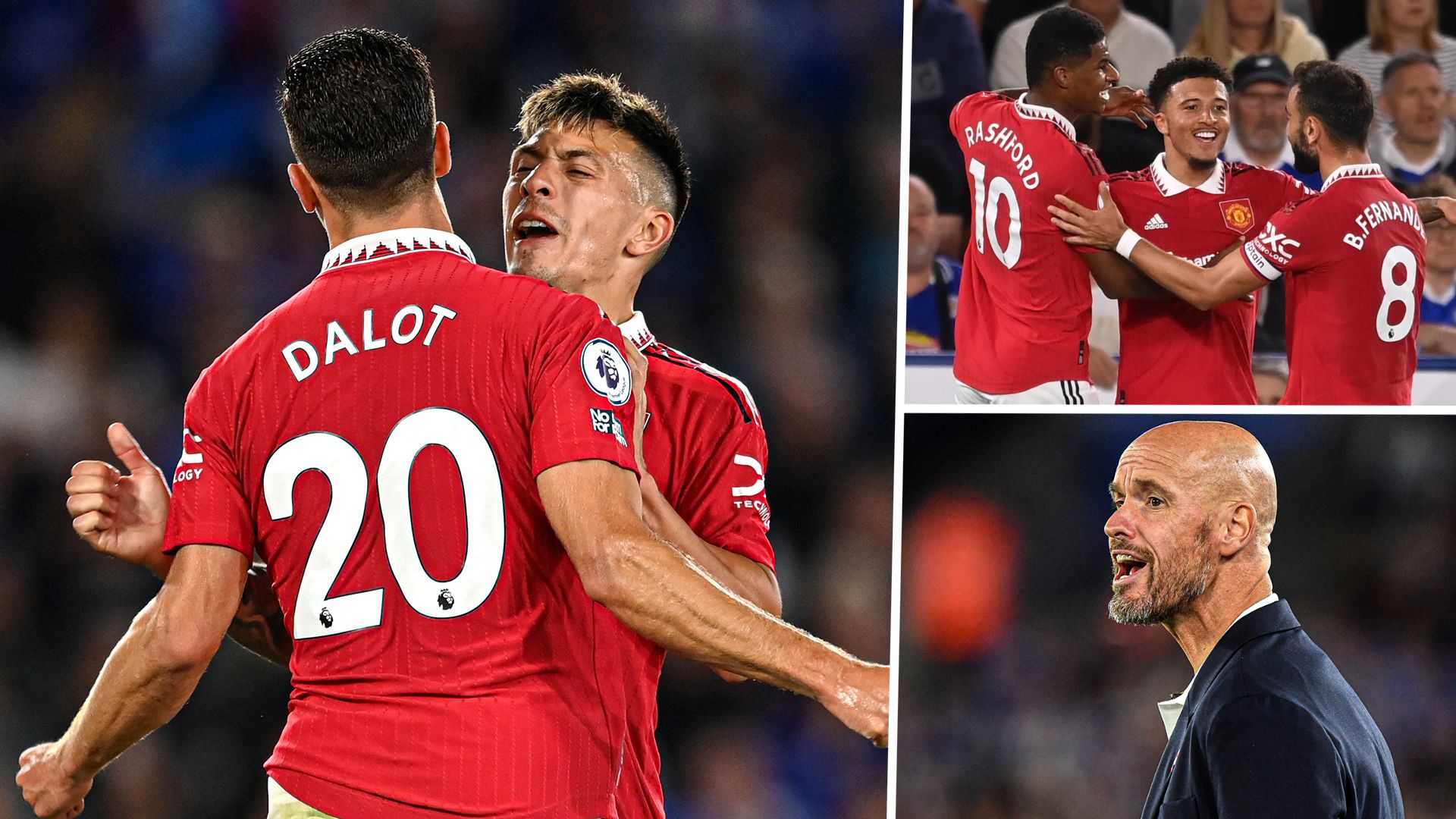 Manchester United Leicester City recap GFX