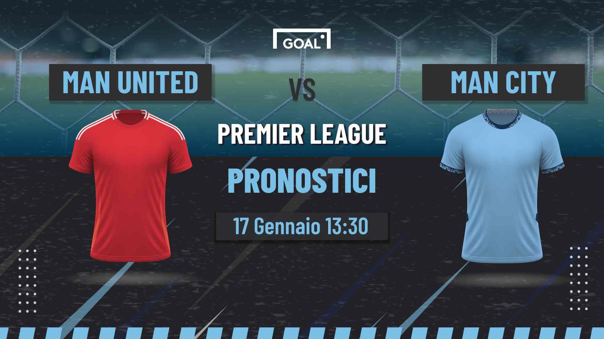 pronostici Manchester United - Manchester City