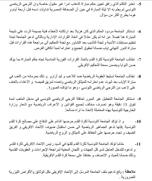 الاتحاد التونسي لكرة القدم