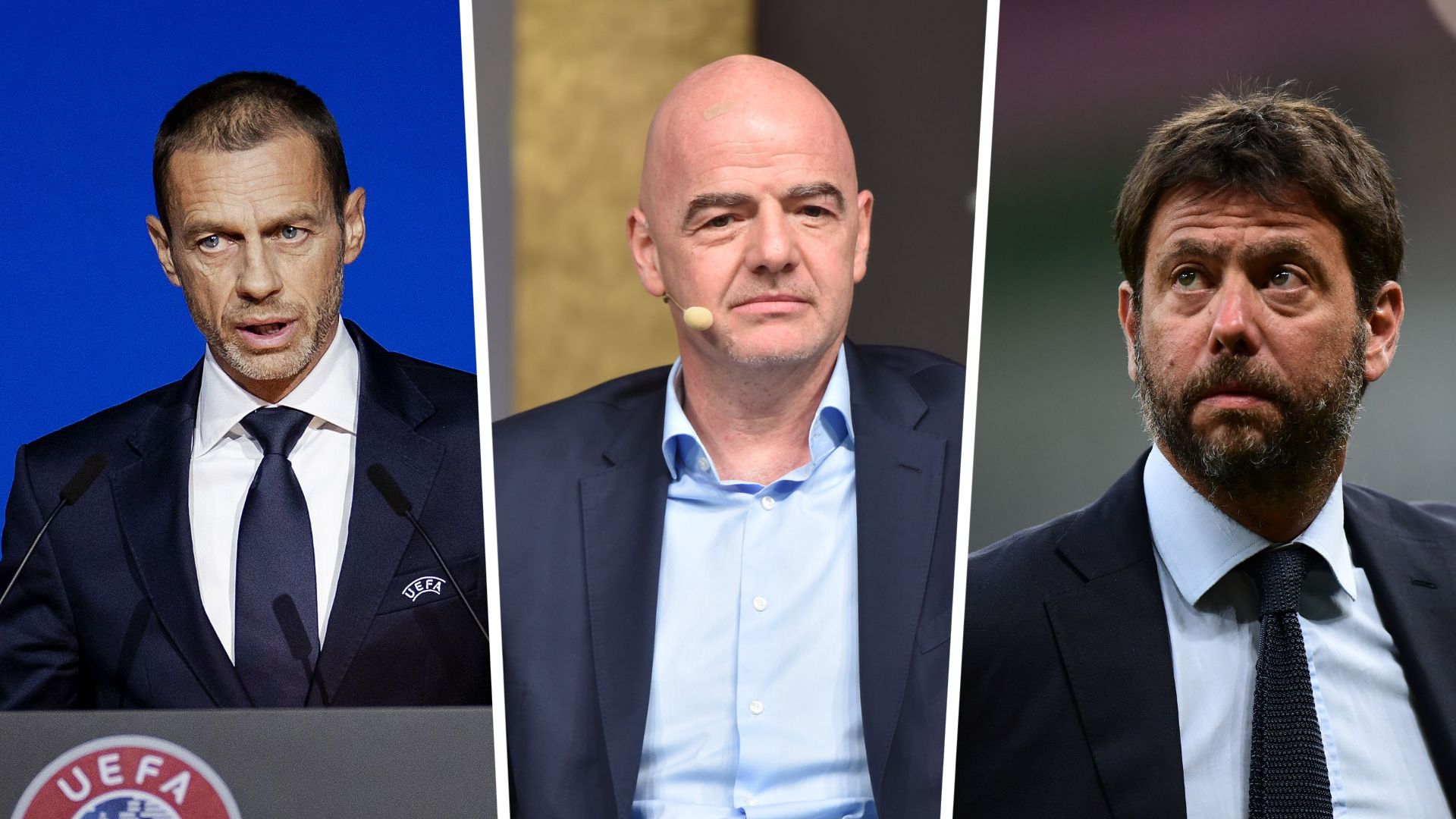 Ceferin Infantino Agnelli