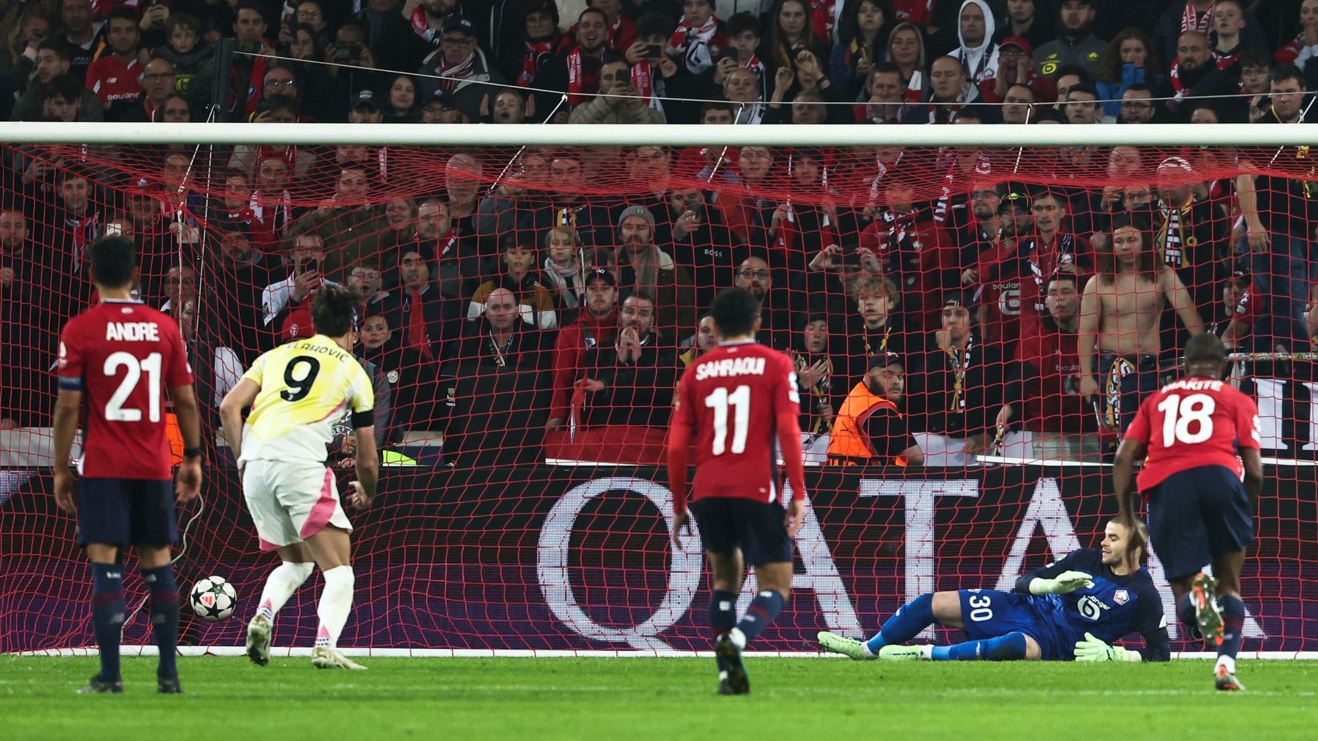 Dusan Vlahovic Lille Juventus 05112024