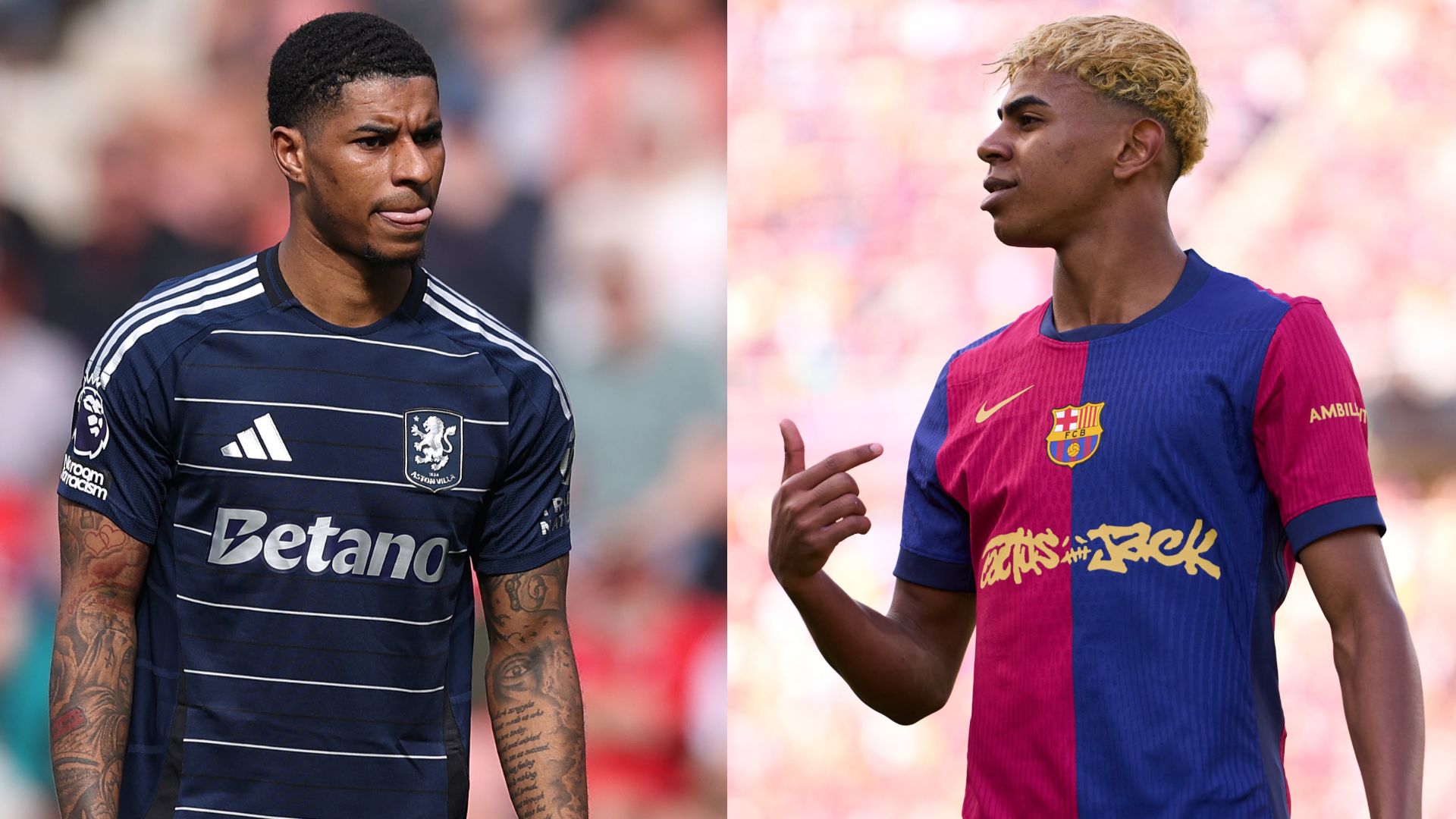 Marcus Rashford Lamine Yamal