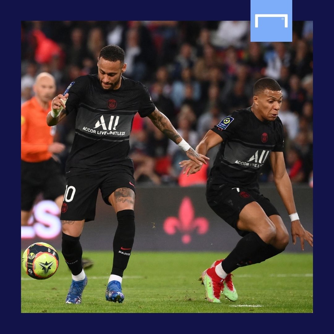 Neymar Kylian Mbappe PSG GFX