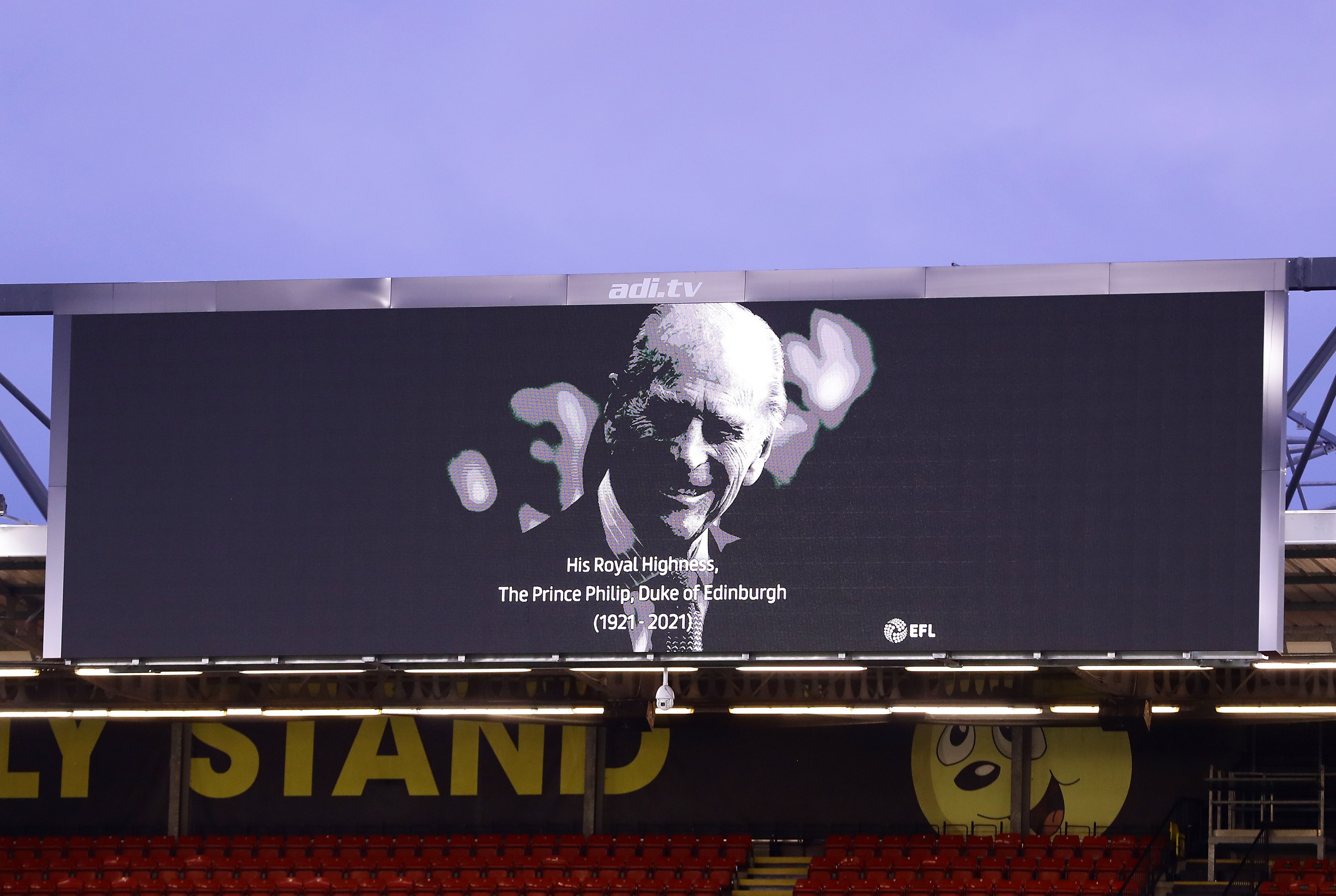 090421 Watford Reading Prince Philip