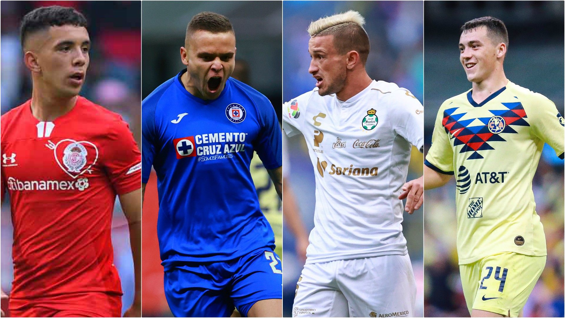 Leo Fernández Cabecita Rodríguez Brian Lozano Federico Viñas