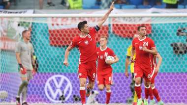 Polen Lewandowski Jubel