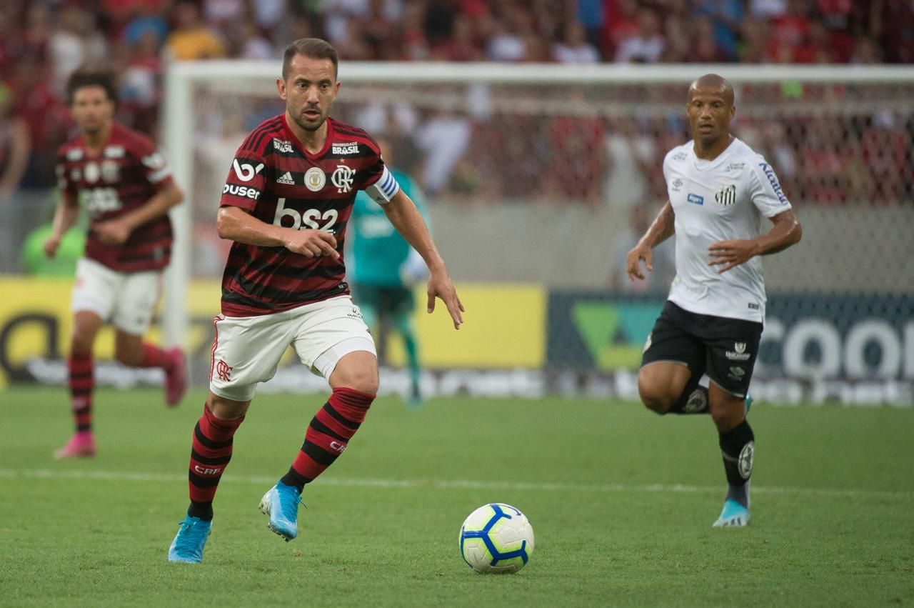 Everton Ribero em Flamengo x Santos